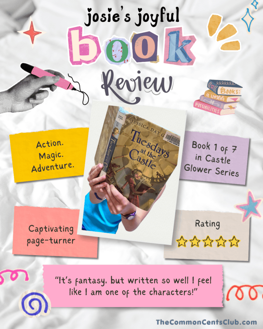 Tuesdays at the Castle book review social post